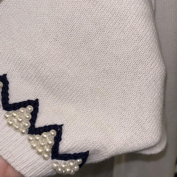 Leau Vive Vintage Nautical Sweater Large - Picture 4 of 10